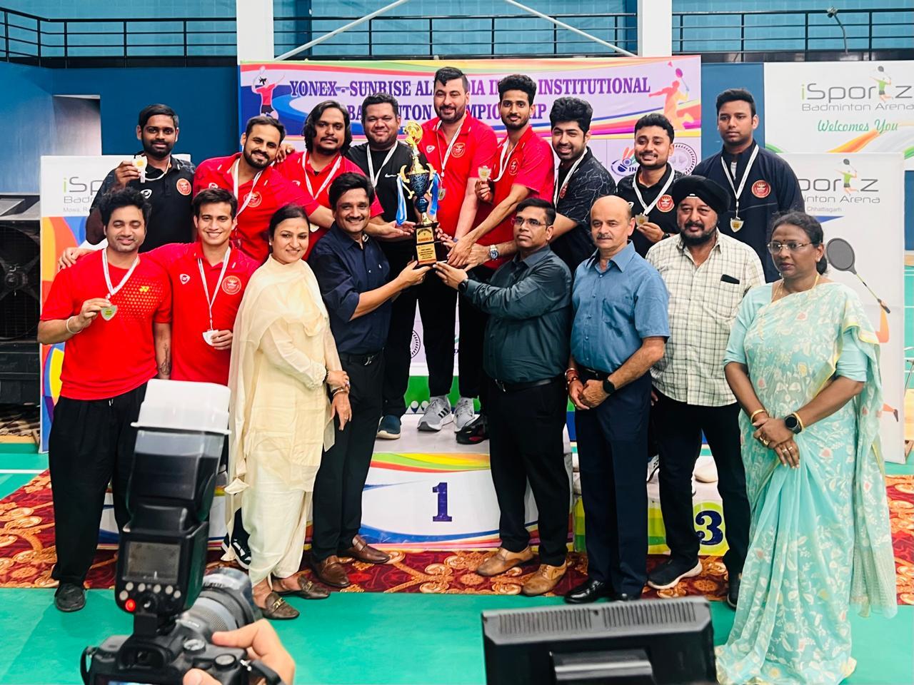 ESIC has registered its presence in a big way in the recently held All India Inter Institutional Badminton Championship 2024 held at Raipur.