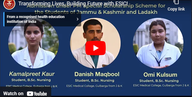 Transforming Lives, Building Future with ESIC